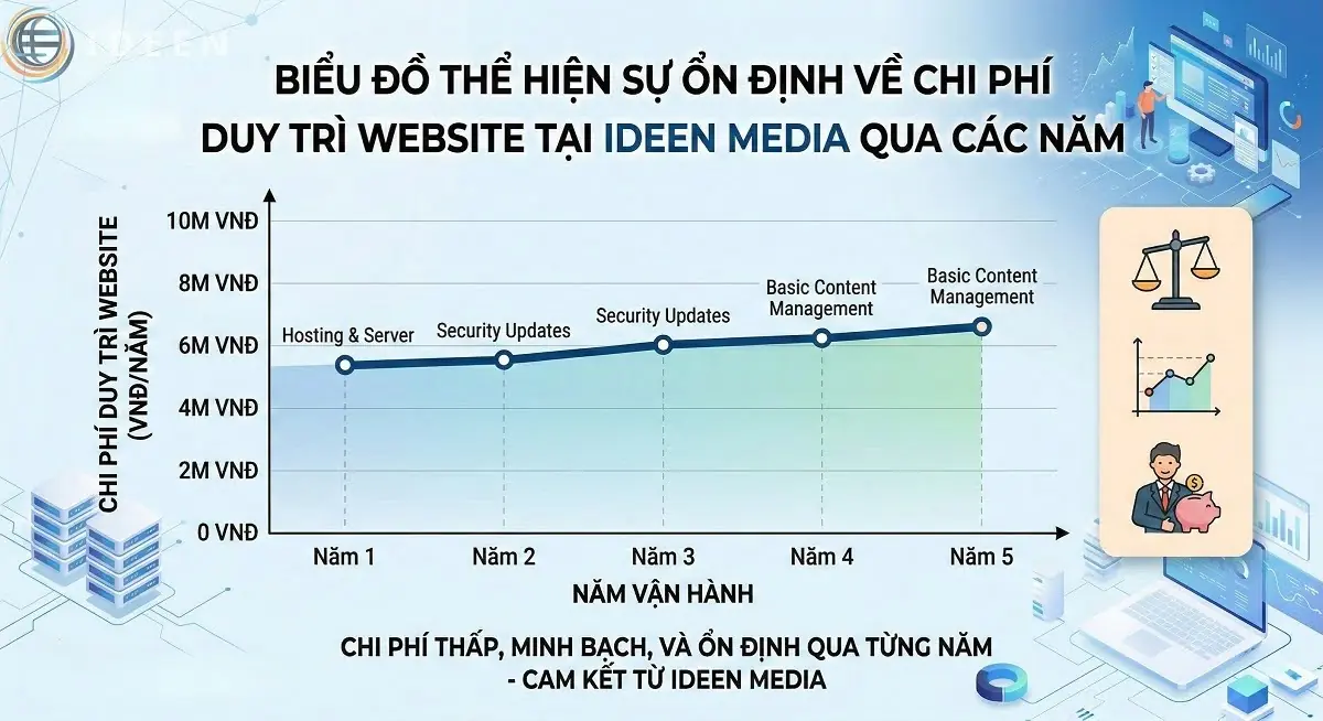 Chi ph&iacute; duy tr&igrave; website minh bạch