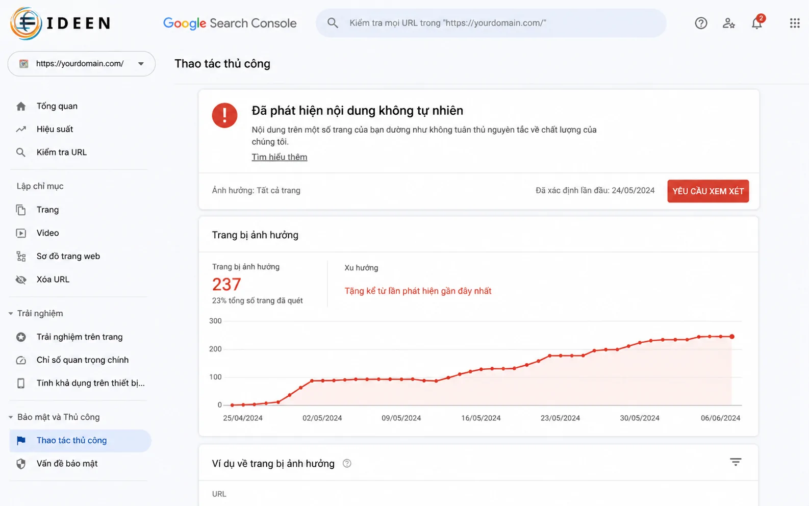 google-search-console-manual-action-warning
