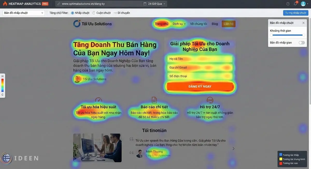 Tối ưu UX website b&aacute;n h&agrave;ng
