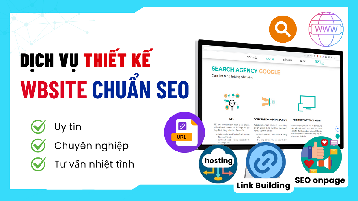 Dịch vụ thiết kế web chuẩn SEO